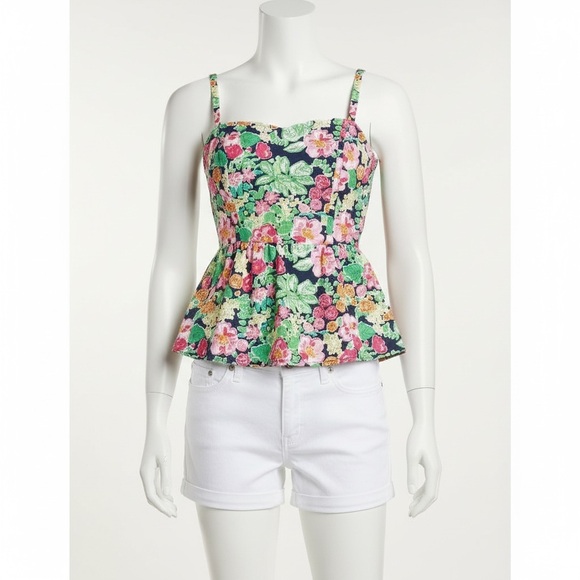 Lilly Pulitzer Gardenia Peplum top sz.4 - Picture 5 of 12